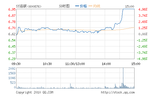 ST岣(600876)